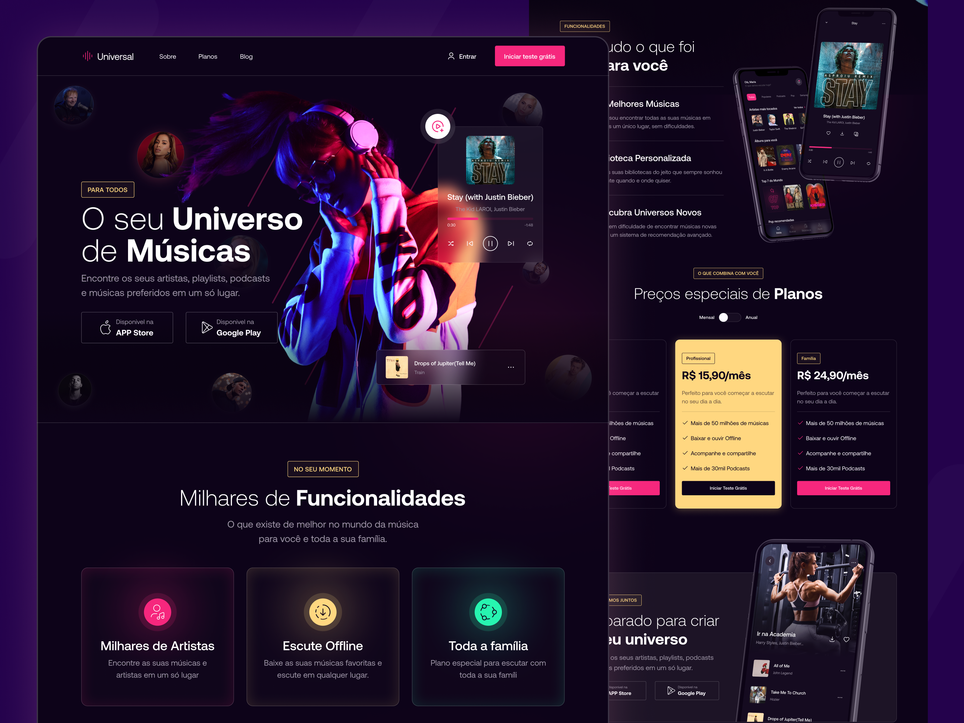 Example of Website & Landing Page Design Service